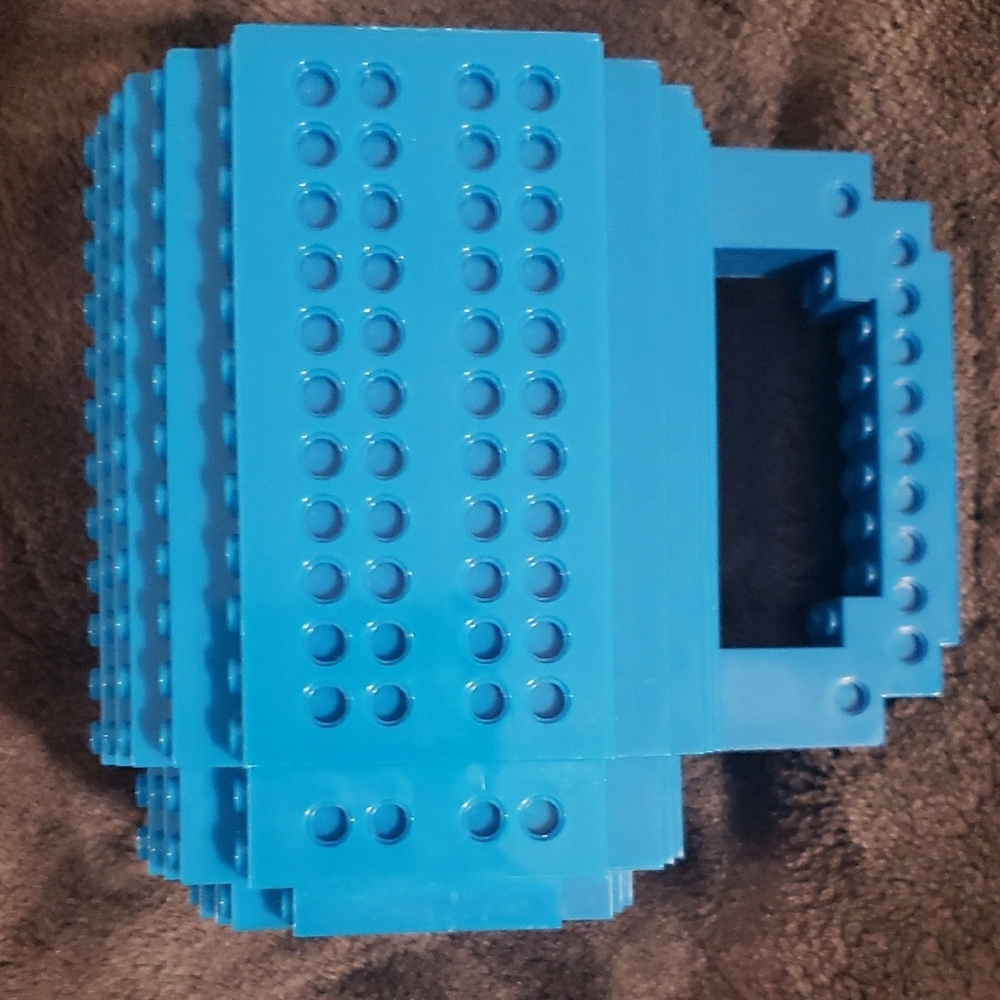 Blue Building Block Mug - Picture 2 of 7